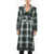 Burberry Belted Tartan Print Cotton Double Breasted Trench Coat Green