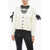 RED VALENTINO Aran Cropped Cardigan With Decorative Bow White