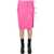 ROTATE Birger Christensen Midi Skirt With Sequins FUCHSIA