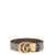 Gucci Gucci Leather And Gg Supreme Fabric Reversible Belt Beige