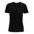 AGOLDE 'Annise' Black Crewneck T-Shirt In Cotton And Micro Modal Woman Black