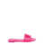 Dolce & Gabbana Fuchsia Flats With Cut-Out Band And Dg Logo In Soft Rubber Woman PINK