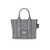 Marc Jacobs MARC JACOBS THE GALACTIC GLITTER CROSSBODY TOTE SILVER BAG Silver
