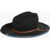 NICK FOUQUET Felt The Bonnecouer Fedora Hat Black