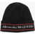 Alexander McQueen Jacquard Logo Cashmere Beanie Black