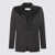 Dries Van Noten Dries Van Noten Black Cotton Blend Blazer Black