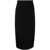 Victoria Beckham Victoria Beckham Vb Body Fitted Midi Skirt Black