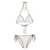 Burberry Burberry Triangle Bikini Set WHITE