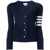 Thom Browne Thom Browne 4Bar Cashmere Cardigan BLUE