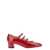 CAREL PARIS 'Kina' Red Mary Janes With Straps And Block Heel In Patent Leather Woman RED