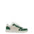 AXEL ARIGATO 'Dice Low' Green and White Low Top Sneakers with Embossed Logo and Vintage Effect in Leather Woman WHITE