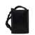 Jil Sander 'Tangle Small' Black Shoulder Bag with Embossed Logo in Leather Man BLACK