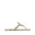 Tory Burch Tory Burch Miller Leather Thong Sandals WHITE