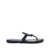 Tory Burch TORY BURCH Miller leather thong sandals BLUE