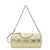 Tory Burch Gold Shoulder Bag With Embossed Double T Logo In Metallic Leather Woman GREY