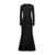 Balenciaga BALENCIAGA  LONG DRESS IN BLACK VISCOSE CLOTHING BLACK