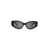 Balenciaga Balenciaga Max D Frame Sunglasses Accessories BLACK