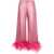 OSEREE OSÉREE LUMIERE PLUMAGE LONG PANTS CLOTHING PINK & PURPLE