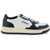 AUTRY Leather Medalist Low Sneakers WHITE BLUE