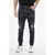 DSQUARED2 Long Crotch Fit Denims With Coated Cotton Cuffs 16Cm Black