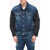 DSQUARED2 Denim Jacket With Quilted Sleeves Blue
