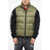 DSQUARED2 Quilted Vest With Logo Print Green