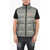 DSQUARED2 Quilted Vest With Logo Print Gray