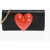 Moschino Couture! Leather Clutch With Inflatable Heart And Removable Black