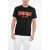 DSQUARED2 Crew Neck Est.1995 Cotton T-Shirt With Logo Black