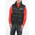 DSQUARED2 Quilted Vest With Logo Print Black