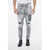 DSQUARED2 Surf & Fun Distressed Relax Long Crotch Denims With Paint Sp Gray