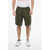 DSQUARED2 Big Elastic Cargo Shorts With Drawstrings Green