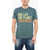 DSQUARED2 One Life One Planet Olop Cool T-Shirt With Lettering Green
