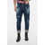 DSQUARED2 Tapered Fit Sailor Denims With Vintage Effect 17Cm Blue