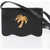 Palm Angels Leather Palm Beach Mini Crossbody Bag With Golden Detail Black