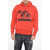 DSQUARED2 Lunar N.y. Hoodie Sweatshirt With Print Red