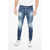 DSQUARED2 Distressed Super Twinky Denims With Paint Splatters Motif 14 Blue