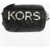 Michael Kors Michael Solid Color Leonie Camera Bag With Silver-Tone Metal Black