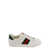 Gucci Gucci Ace Leather Low-Top Sneakers WHITE