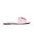 Dolce & Gabbana Dolce & Gabbana Dg Logo Leather Slides PINK