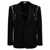 Alexander McQueen Alexander McQueen 'Crystal Harness' Blazer Black