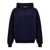 Marni Marni Logo Print Hoodie BLUE