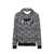 Balmain Balmain Cotton Monogrammed Sweatshirt Black