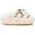 Moon Boot Faux Fur Mules With Beads CREAM