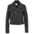 Pinko Leather biker jacket "Sensibile" Black