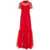 STAUD Organza maxi dress "Calluna" Red