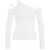 Liu Jo Rhinestone top with cut-outs White
