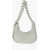 Stella McCartney Textured Faux Leather Mini Hobo Bag With Chain Detail Light Blue