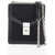 Prada Shoulder Bag With Leather Trim And Chain Strap Black