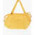 Bottega Veneta Leather Bulb Shoulder Bag With Golden Details Yellow